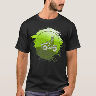 Quad Biker Gift ATV Four Wheeler Quad Bike Pullove T-Shirt
