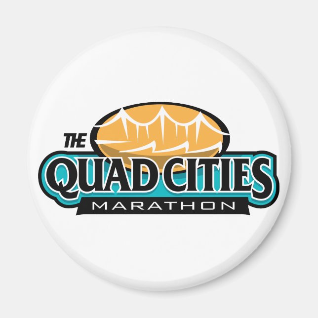 Quad Cities Marathon Magnet (Vorne)
