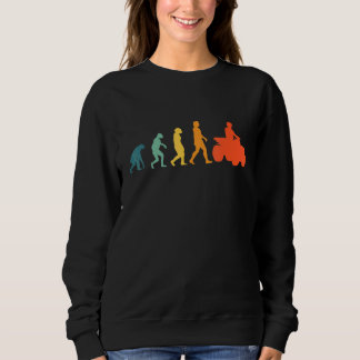 Quad Evolution Retro Quad Bike ATV 4x4 Quad Fahrer Sweatshirt