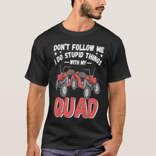 Quad mud motorcross adrenaline ride T-Shirt (Vorderseite)