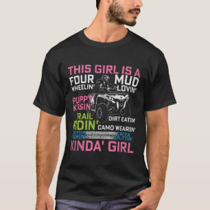 Quad Princess ATV 4 Wheeler Quad Offroad-Mud Mx Gi T-Shirt