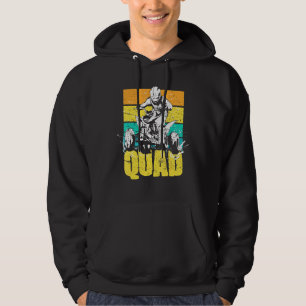 Quad Retro Quad Riding Vier-Rad ATV für Jungen Hoodie