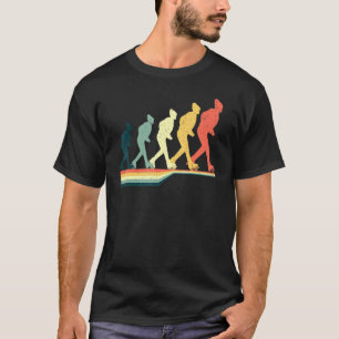 Quad Roller Skaten Vintag Retro T-Shirt