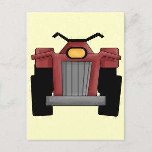 Quad Runner Bike Postkarte
