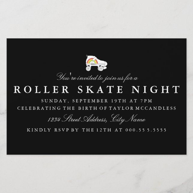 Quad Skate Regenbogen (Vorderseite)