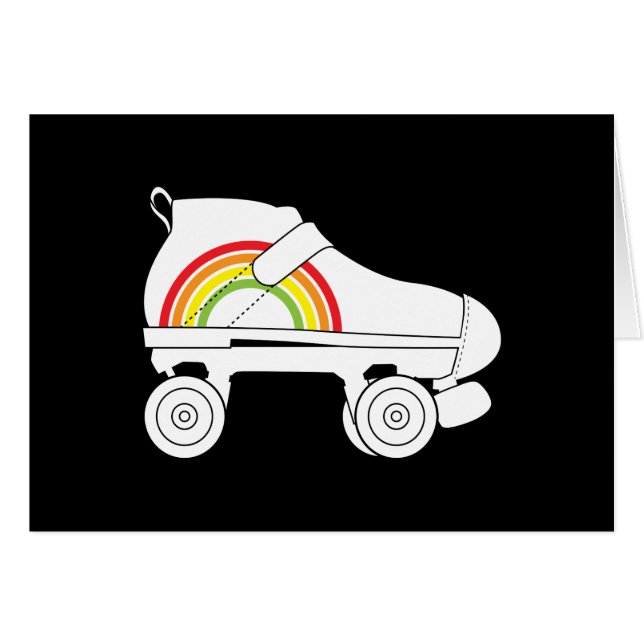 Quad Skate Regenbogen (Vorderseite (Horizontal))