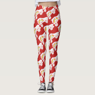 Quad Skate Regenbogen Leggings