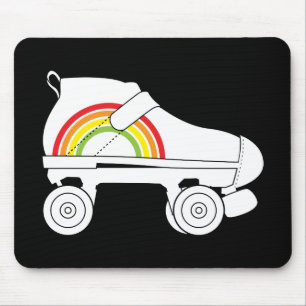Quad Skate Regenbogen Mousepad