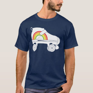 Quad Skate Regenbogen T-Shirt