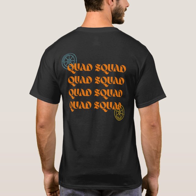 Quad Squad Men's T - Shirt schwarz  (Rückseite)