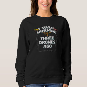 Quadcopter-FPV-Drohne-Pilot RC-Pilot Vintager Abst Sweatshirt