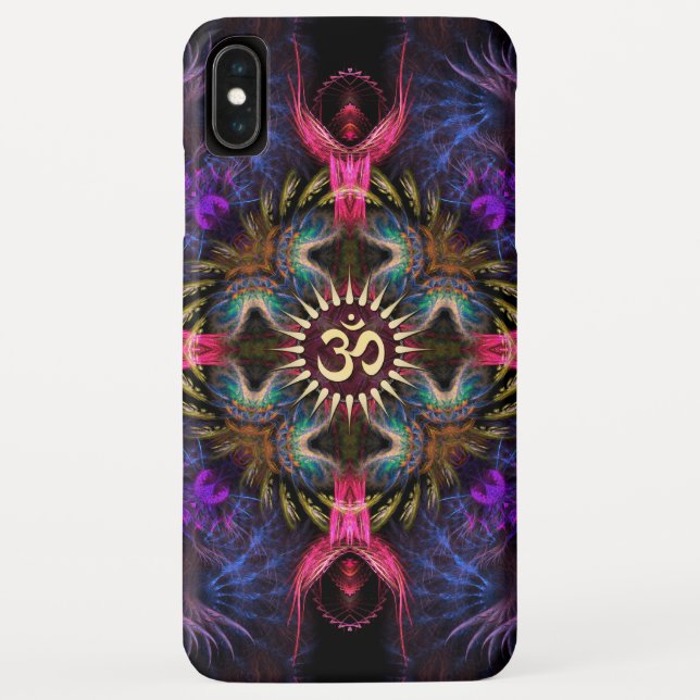 Quadra Angels Fraktal Art Om iPhone 4 Case-Mate Hülle (Rückseite)