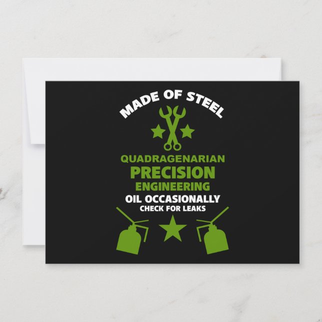 Quadragenarian Birthday (Vorderseite)