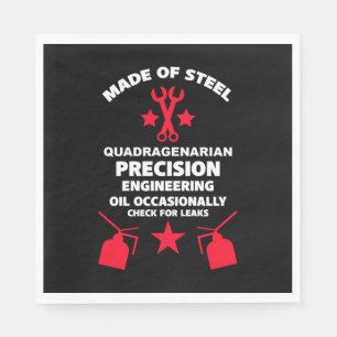 Quadragenarian Birthday Serviette