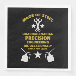 Quadragenarian Birthday Serviette