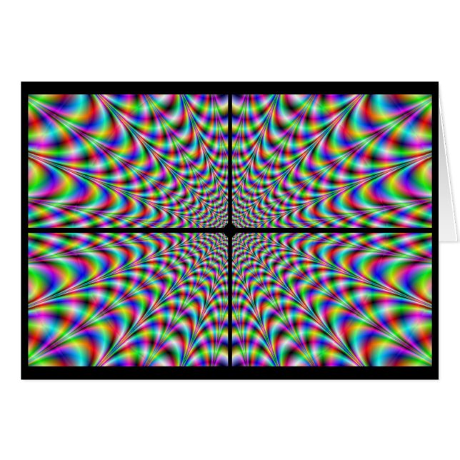 Quadranten Chaos (optische Täuschung) (Vorderseite (Horizontal))