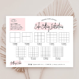 Quadrat Cake Cutting Guides 2x2" Party Servings