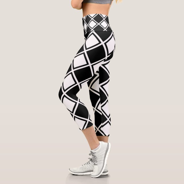 Quadrat Capri Leggings (Links)