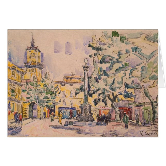 Quadrat des Hotels de Ville in Aix-en-Provence (Vorderseite (Horizontal))