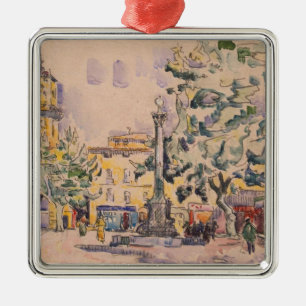 Quadrat des Hotels de Ville in Aix-en-Provence Ornament Aus Metall