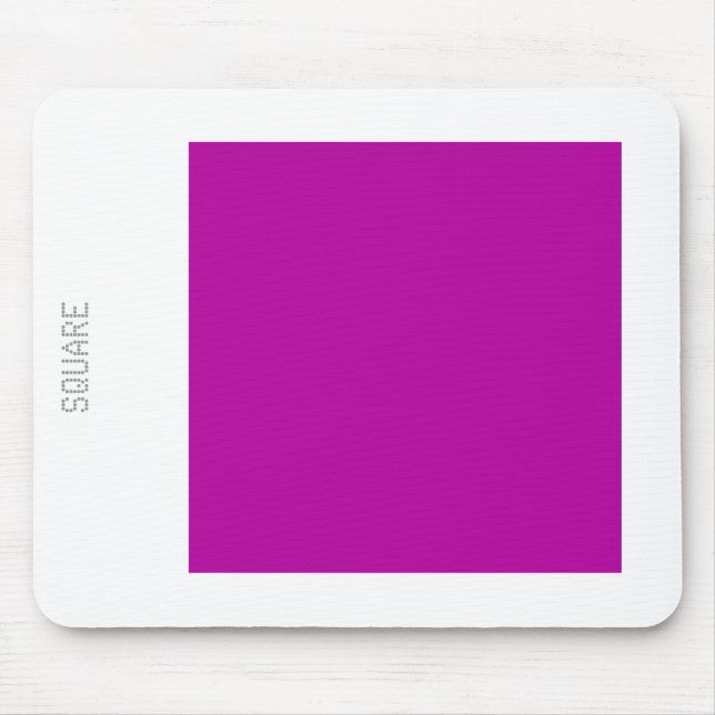 Quadrat - DP Violet und Weiß Mousepad (Vorne)