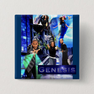 QUADRAT-"Genese-" Knopf - Xavier Logo Button