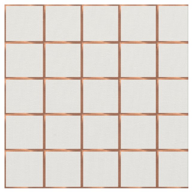 Quadrat im Kupferaussehen Stoff (Nahaufnahme)