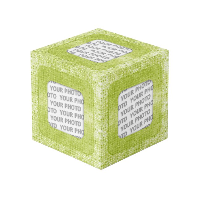 Quadrat im Rahmen Punkte 3 + Foto (Vorderseite Schrägansicht)