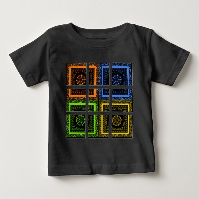 Quadrat in einer Schachtel Baby T-shirt (Vorderseite)