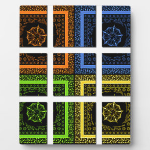 Quadrat in einer Schachtel Fotoplatte