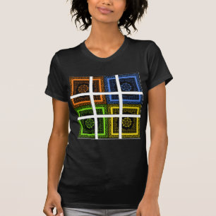 Quadrat in einer Schachtel T-Shirt