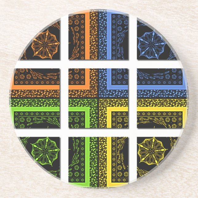 Quadrat in einer Schachtel Untersetzer (Vorne)