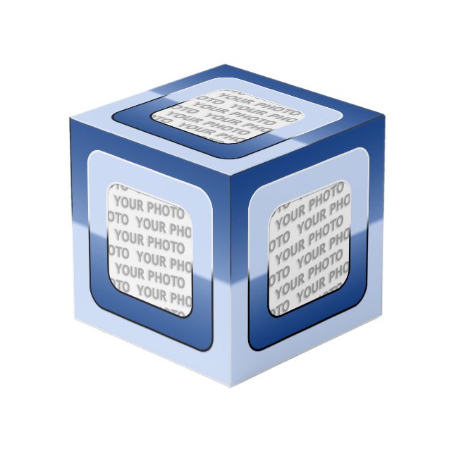 Quadrat in quadratischem Rahmen farbig V + Ihr Fot (Vorderseite Schrägansicht)