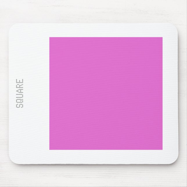 Quadrat: Lt Violet und Weiß Mousepad (Vorne)