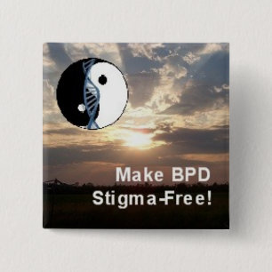 Quadrat "machen BPD Schande-Frei!" Button