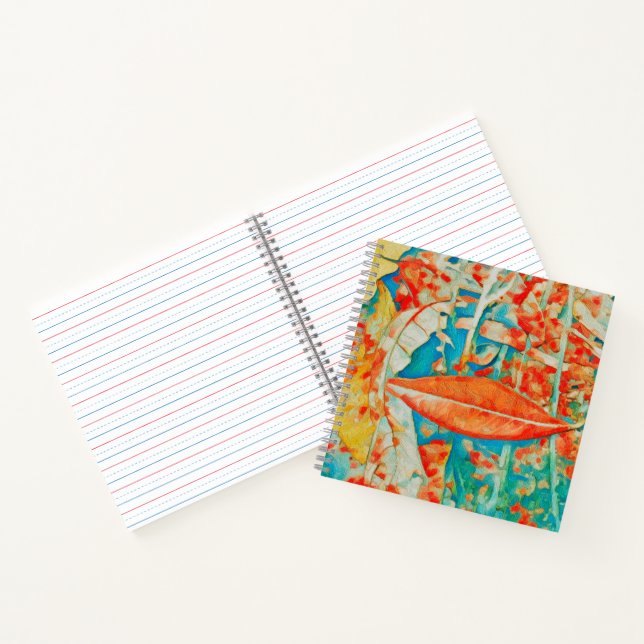 Quadrat-Notebook-Naturdesign Notizbuch (Innenseite)