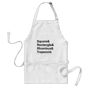 Quadrat Rechteck Raute Trapezoid Vierecke Schürze