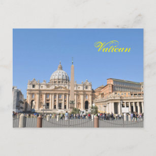 Quadrat Sans Pietro in Vatikan, Rom, Italien Postkarte