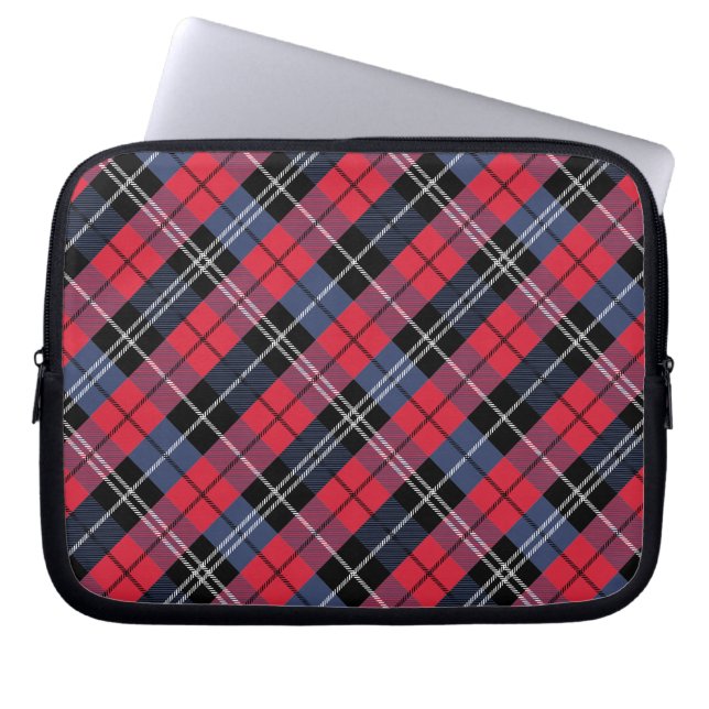 Quadrat und Farbe Laptopschutzhülle (Vorderseite)