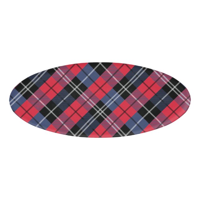 Quadrat und Farbe Namenschild (Vorderseite)