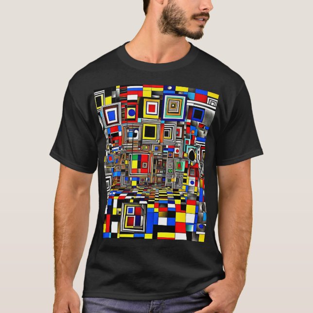 Quadrate 3 T-Shirt (Vorderseite)