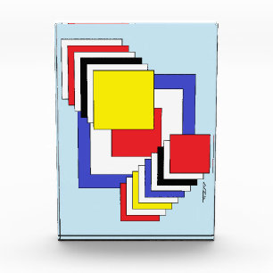 Quadrate Abstrakt Fotoblock