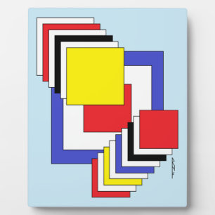 Quadrate Abstrakt Fotoplatte