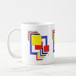 Quadrate Abstrakt Kaffeetasse