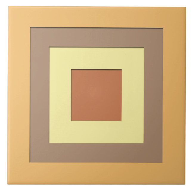 Quadrate der Schichten Mitte des Jahrhunderts - Er Fliese (Vorderseite)