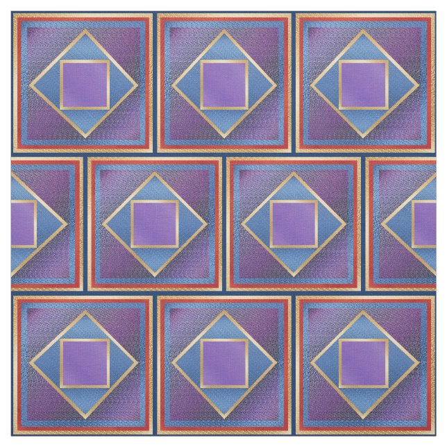 Quadrate durch genistete Quadrate Stoff (Muster)