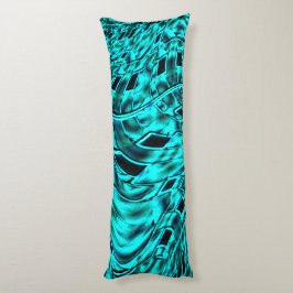 Quadrate gespiegelt in Cyan-Bild Seitenschläferkissen