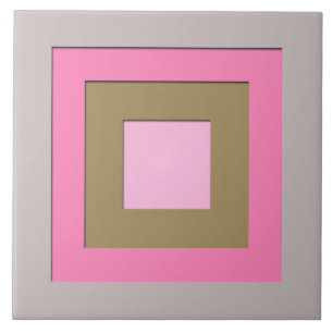 Quadrate in der Mitte des Jahrhunderts - grau / gr Fliese