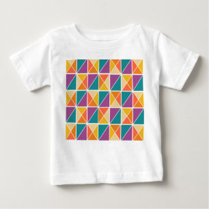 Quadrate in Dreiecke Baby T-shirt