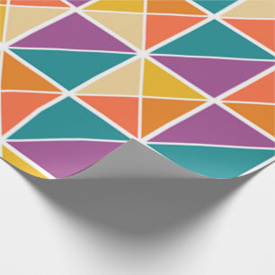 Quadrate in Dreiecke Geschenkpapier